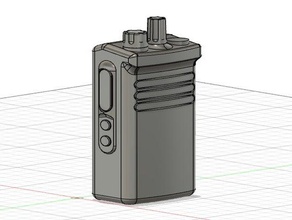 rádio motorola dep550 amador prático o mototrbo vhf walkie-talkie 3d print model - Mito3D