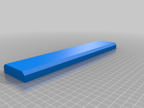 mon clavier personnalisé de repos poignet 3d print model - Mito3D