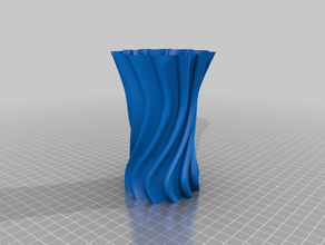 72 vazo kap kalem tutucu spiral modu 3d print model - Mito3D