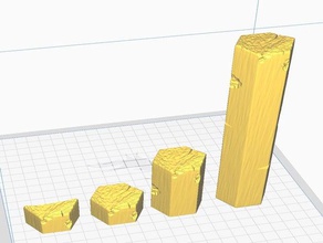 colonne di basalto terreno 3d print model - Mito3D