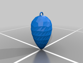 noël en forme de cône décoration ornement 3d print model - Mito3D