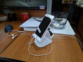 iphone 6s plus + airdots phone dock Handy-Halter Telefon stand redmi xiaomi 3d print model - Mito3D