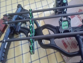 2 sadak ok parçaları carcaj para arco compuesto 5 flechas 3d print model - Mito3D