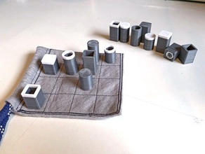 quarto pocket - boardgame chess connect four game 3d print model - Mito3D