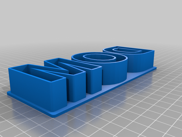 dom cortador de galletas personalizado 3D print model - Mito3D