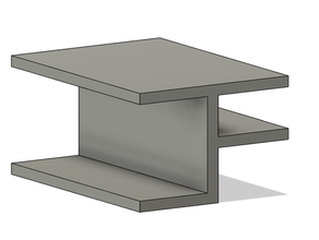 ikea kallax escritorio estante titular el adaptador 3d print model - Mito3D