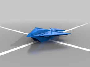 starcom sombra do morcego simplificado 3d print model - Mito3D
