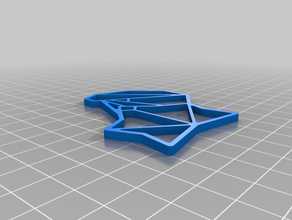 my customized origami cute fox 3d print model - Mito3D