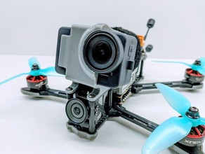 dji In osmo eylem mount kapak silikon iflight actioncam aksiyon kamerası kamera drone gerçek monte edin yarışçı iflightix5 iflightxl7 dc5 hd ix5 xl5 xl7 3d print model - Mito3D