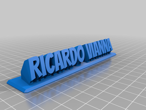 ricardo vianna personalizado 3d print model - Mito3D