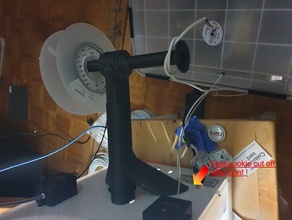 imprimable support de bobine gros rouleaux ultimaker 3 2200 filament le titulaire rouleau la 3d print model - Mito3D