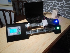 din rail stand siemens logo td arduino control panel development display engineering lcd mount 3d print model - Mito3D