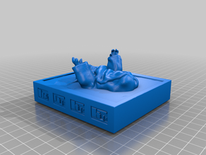 bebé yoda carbonita de star wars mandalorianas 3d print model - Mito3D