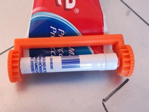 minimalistc pasta de dientes protector tubo exprimidor 3d print model - Mito3D