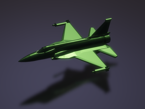fc-1 xiaolong jf-17 thunder cac china fighter multi-role aircraft pac pakistan 3d print model - Mito3D