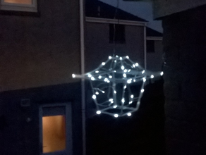 di natale led luce della lanterna decorazione la festa luce-up all'aperto outdoor x-mas 3d print model - Mito3D