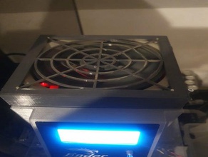 yet another ender 3 control box 140mm fan skr 13 raspberry pi b+ stock lcd controlbox ender3 3d print model - Mito3D