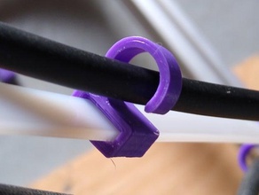 support de câble ziptie clip guide-câble la gestion des câbles le titulaire zip cravate 3d print model - Mito3D