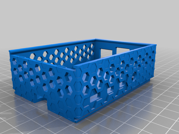 raspberry pi 4 case slide fit 3D print model - Mito3D