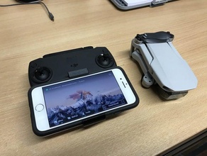 dji In mavic mini telefon tutucu 3d print model - Mito3D