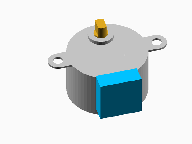 28byj-48 motor de passo openscad 3D print model - Mito3D