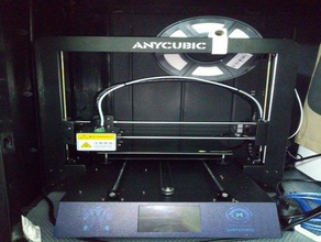 anycubic i3 méga stock de tube support bobine mega la pince 3d print model - Mito3D