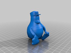 tux cappello 3d print model - Mito3D