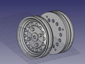 felge stahloptik 2tlg 54mm durchmesser 12mm sechskant auch f r zb anh Finger-trailer 1 10 12 tamiya tt01 m05 m-05 tt-01 3d print model - Mito3D