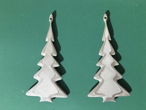 christmas ornament - tree v10 decoration 3d print model - Mito3D