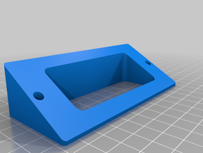 my customized ringcom doorbell wedge mount 3d print model - Mito3D