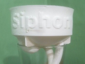 Bier siphon-mk iv black tan der Prototyp Pythagoras-cup siphon 3d print model - Mito3D