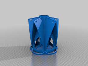 bird feeder pentalobe 170 mm birdfeeder 3d print model - Mito3D