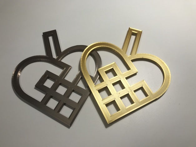 natal do coração 3D print model - Mito3D