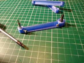 bit wrench customizable allen key bits hex rabbits screwbit tool holder 3d print model - Mito3D