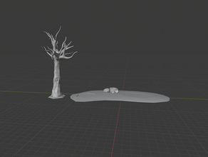 árbol terreno de las causas por que no molestar rpg starwars mesa wargame 3d print model - Mito3D