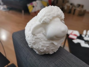 sheepy animale carino libero la scultura pecore 3d print model - Mito3D