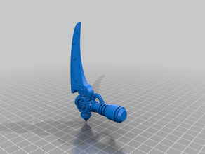 güç diğer 2 silahı kafalarına silah horus dalalet imparatorluk şövalye titan knight warhammer 40k 3d print model - Mito3D