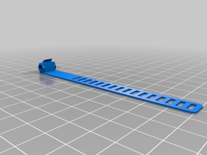 mi personalizados clip-on de la atadura cables 100mm tpu personalizado 3d print model - Mito3D