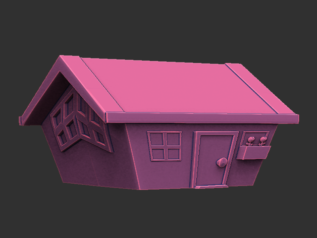 dollhouse cute doll house mini terrain 3D print model - Mito3D