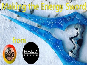 spada di energia - halo reach 3d print model - Mito3D