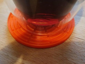 la collecte de coaster des boissons les montagnes russes boisson 3d print model - Mito3D