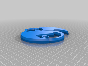 seltsame Musik-logo-emblem n9ne Musik techn9ne tech 3d print model - Mito3D