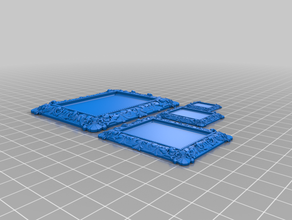 picture frames 28mm scaled warhammer 40k 3d print model - Mito3D