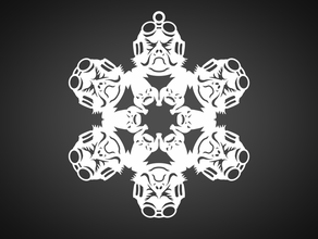 kuiil floco de neve natal enfeite mandalorianas nick nolte ornamento flocos starwars star wars 3d print model - Mito3D