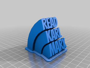 Lesen Sie karl marx kundengebundene 3d print model - Mito3D