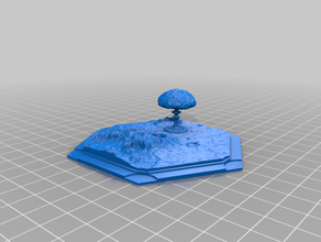 catan desert nuke moon 3d print model - Mito3D