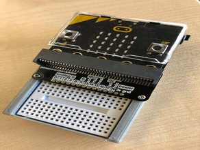 mini protoboard titular micro pouco bbc microbit de experimentação o cabo conexão prototipagem 3d print model - Mito3D