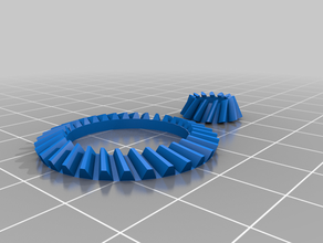 bevel gears 8mm 22mm customized 3d print model - Mito3D