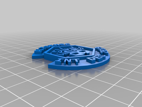 my customized ingress ifs award badge generator 3d print model - Mito3D