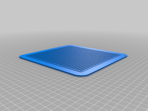 il mio personalizzato griglia di areazione su misura 3d print model - Mito3D